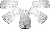 Recon 264159CL Clear Cab Roof Lights 1988-2002 Chevy & GMC CK Series Heavy-Duty (5-Piece Set)