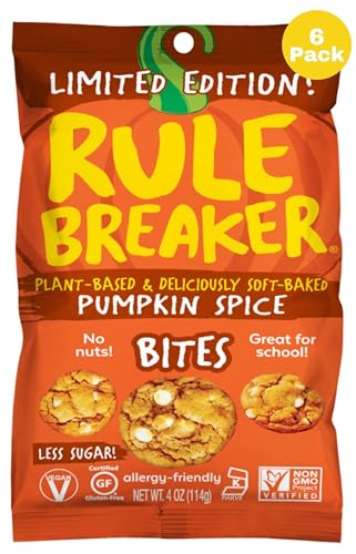 Rule Breaker Vegan & Gluten-Free Cookies | Pumpkin Spice Bites