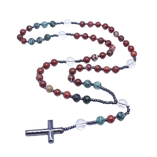 Collier unisexe pendentif pierre unique, bijoux tendance et moderne
