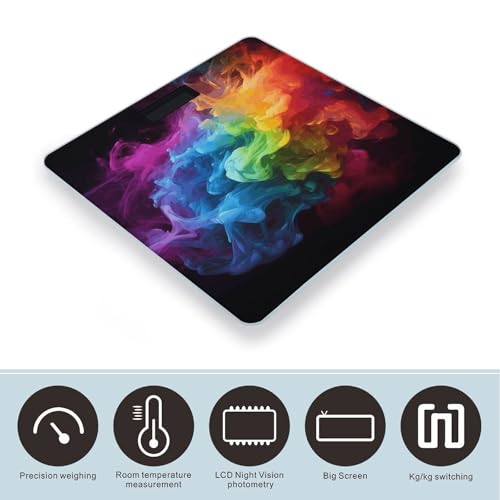 Báscula digital Rainbow Smoke para peso corporal miniatura 3