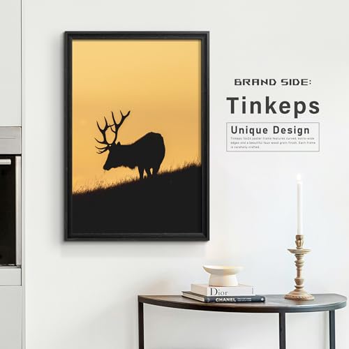 Image of 20x30 Frame Black, Hang Horizontally or Vertically, Perfect 20x30 Poster Frame for Photos, Posters & Artwork