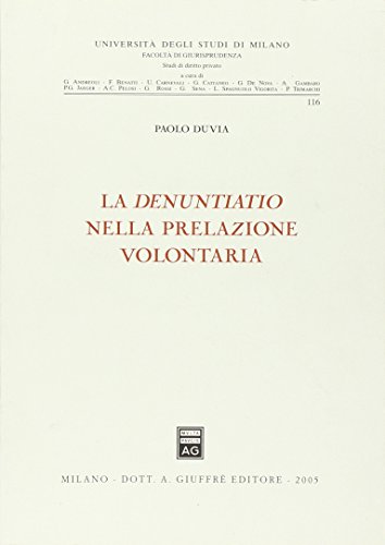 Duvia denuntiatio prelazione volontaria