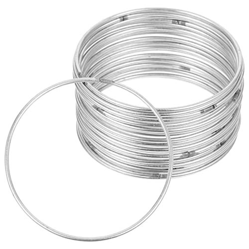 VILLCASE 30pcs Dream Catcher Metal for Crafts Unfinished for Handmade Decorations Sturdy Frame for Dream Catchers Garlands and Plant Hooks for Creative Projects