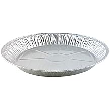Handi-Foil 12" Aluminum Foil Pie Pan Extra-Deep Disposable Tin Plates Pack of 12