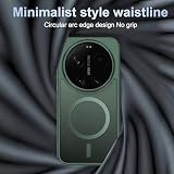 Fitudoos Etui na Xiaomi 17 Ultra, Kompatybilne z MagSafe, Ochrona Klasy Wojskowej, Odporne na Uderzenia, Antyżółknięciowe i Antyrysowe Etui - Zielone.