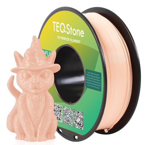 TEQStone HS PLA Filament 1.75mm Light Skin Color, Up to 300mm/s Fast...