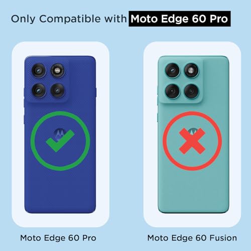 Image of Pikkme Back Cover for Motorola Moto Edge 60 Pro 5G Raised Edges Shockproof Clear PC + TPU Transparent Protective Phone Bumper Case(Transparent)