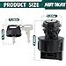AUTOKAY 4011002 Ignition Key Switch Fits for Polaris Sportsman 400 500 600 700 800 Ranger 400 425 500 570 700 800 900 1000 RZR 570 800 900 XP 1000 Re#4012165 4012164 Off/Run/Start 6 Pin 3 Position