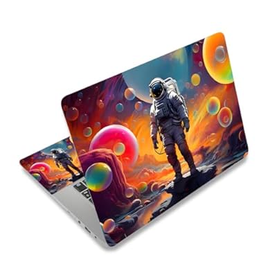 Calcomanía para portátil de 30.5 cm, 33.3 cm, 33.8 cm, 35.6 cm, 38.1 cm, 39.1 cm, 39.6 cm, vinilo para portátil Netbook, protector de PC (2 muñequeras incluidas), extraíble, reutilizable, gran | Ya disponible en tu tienda friki favorita! En mundofriki.es!