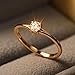 icedout Dainty Engagement Style Ring For Women 14K Gold Plated Minimalist Band Sparkling Ring Elegant Stacking Band 925 Sterling Silver Handmade Anniversary Customized Jewelry Birthday Gift Ring