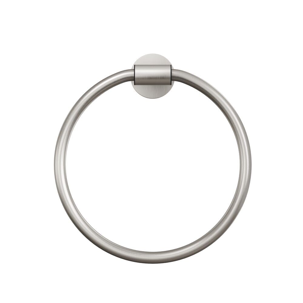 Tiger Boston Anillo de Toalla, Acero Inoxidable Cepillado