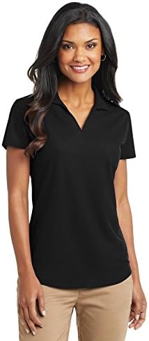 Port Authority L572 Women's Dry Zone Grid Polo Black Large