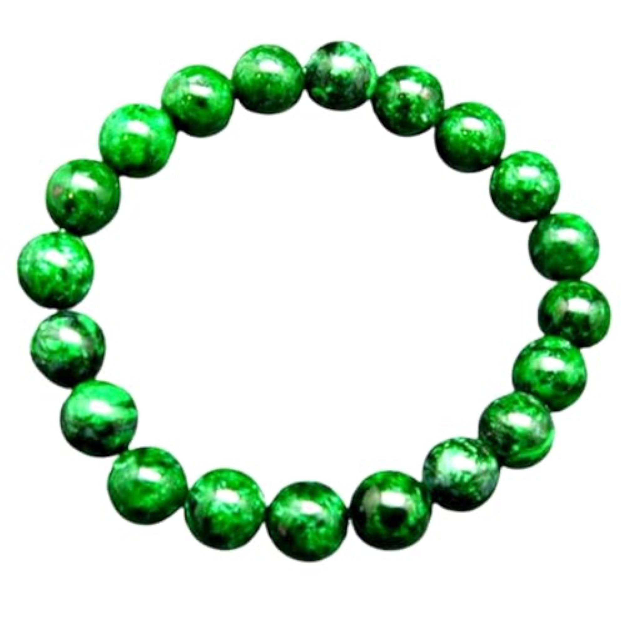 Natural Maw Sit Sit 8mm Round Bead Stretchable Bracelet, Unisex
