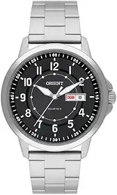 Relógio Orient Solartech MBSS1508 P2SX, Relógio Masculino, Preto, Aço Inoxidável, com Mostrador Analógico, Data e Dia da Semana