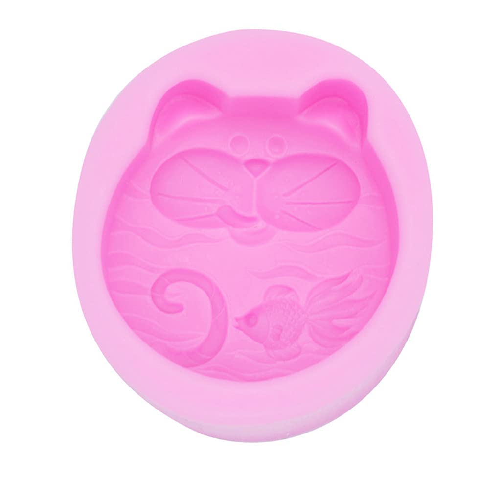 Tsophreniq Cartoon for Silicone Soap Mold Multi-Purpose Resin Craft Casting Mold Unique Fondant Cake Hot Chocolate Clay Mo Halloween Christmas Hot Chocolate Silicone Molds