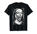 Horror Creepy Nun Demon Unholy Evil Occult Alt Scary Goth T-Shirt