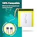 WRUMI for Nest Thermostat 2nd Gen Battery: TL284443 Battery Replacement for Nest Learning Thermostat 2nd Generation gen 2 T200577 Smart Home with Tool