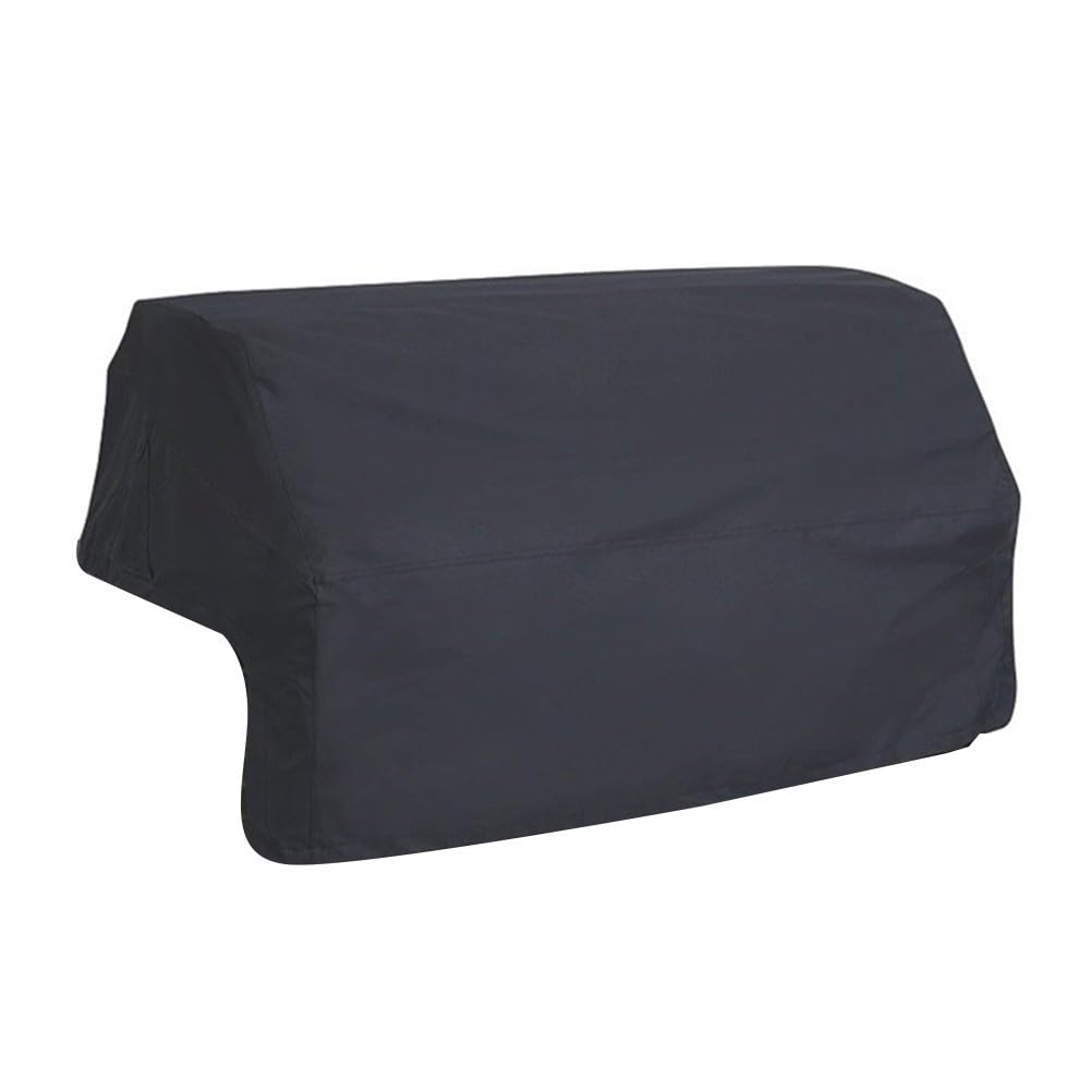 Wysokiej jakości tkanina Oxford 600D BBQ Grill pokrowiec wodoodporny i odporny na promieniowanie UV pasuje do grilla 94,4 x 68,6 x 61 cm, czarna ochrona zewnętrzna do grilla