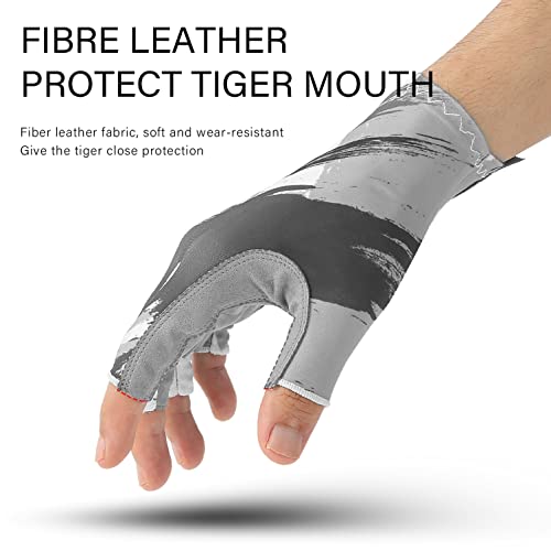 Kyncilor Fishing Gloves Fingerless Sun Gloves For Women Men Sun Protection Breathable Wearable For Kayaking Rowing Cycling Driving #TOP6