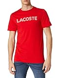 pompieri lugano facebook Herren-T-Shirt Lacoste Herren TH9546 T-Shirt, Pompier/Blanc, 3XL