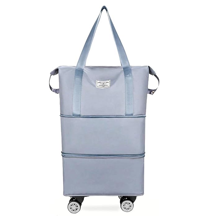 Foldable Travel Pocket Duffel Bag Hand Duffel Bag Large Capacity Folding Travel Bag Travel Lightweight Waterproof Carry on Luggage Bags Wet Separation Foldable Travel Duffel Bag\-image-24