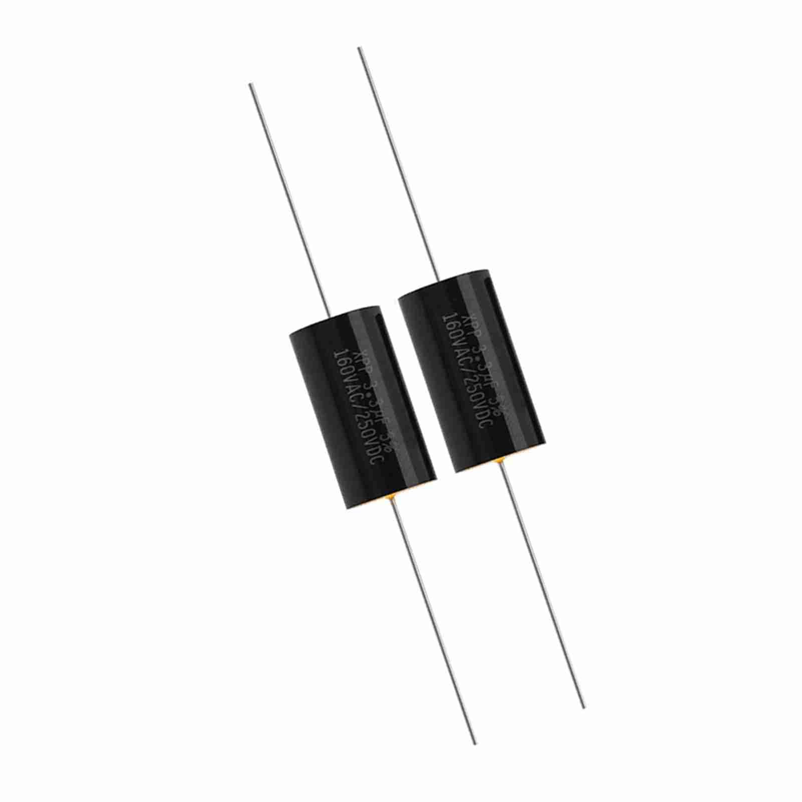 Topiky Distributore di frequenza Filtro Crossover Crossover Altoparlante Hi-Fi capacità condensatore 2PCS(3.3uF)