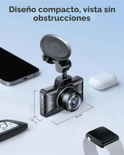 Dash CAM coche de 170° gran angular AZDOME con conectividad WiFi 6