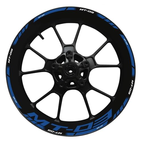 Autocollant de roue moto Yamaha MT03 jante terne solution stickers