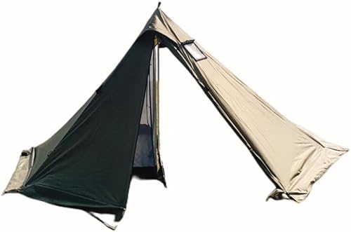 Unafreely 3人用アウトドアピラミッドテント ワンポールテント スノースカート型 の商品画像 5