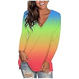 Oberteile übergröße Damen Schwarzes Top Mit V Ausschnitt Sexy Gelbe Shirt Pullover Sexy Tshirt Langarm Glitzer Oberteile Damen Regenjacken Damen Tunikakleider Rote Blusen Für Damen Tunika Bestick