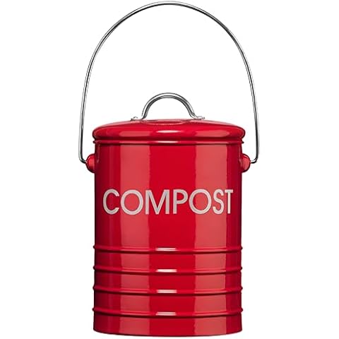 Premier Housewares 2.5L Red Compost Bin Cover