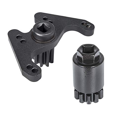 Royalo Engine Barring Socket Crank Flywheel Turning Rotating Tool for Volvo Mack Truck All Model 1998-2018 (Set of 2)