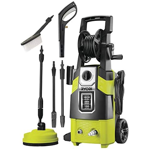 Ryobi RPW130XRBB Pressure Washer, 1800 W, Amazon Exclusive Cover