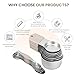 Magnetic Measuring Cups and Spoons Set-Heavy Duty 304 Stainless Steel，Double Measurement Markings，Set of 16 with Leveler for Measure Dry and Liquid Ingredients (khaki)