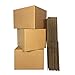 uBoxes 18 x 14 x 12 Inch Medium Sized Sturdy Single Walled Corrugated Cardboard Moving Storage Box with 65 Pound Capacity, (15 Pack)