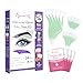 Beauty7 Hight Arched Eyebrow Wax Strips, Eyebrow Waxing Strips- 24 pcs Strip+ 4 Soothing Oil Wipes, for Facial Hair Removal, Ideal for All Skin Types for Women