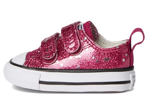 Converse Unisex-Baby Chuck Taylor All Star Glitter Easy on (Infant/Toddler) Sneaker4