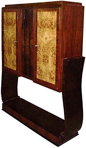 Inspired Art Deco style Bar Cabinet puristic forms