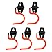 DOITOOL 5pcs Broom mop Hook Bike Wall Mount Rack Heavy Duty Tool Hanger s Type Broom Holder Heavy Duty Storage Hangers Garage Organizer Hooks Bike Hook Wall-Mounted Metal Iron Hook