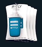 FITLY Soft Flask for Hydration Pack - Ideal for Running Hiking Cycling Climbing - Collapsible Water Bottle (FLASK150)