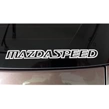 Mazdaspeed Miata Mazda 3 6 Protege RX8 Vinyl Window Decals Stickers Zoom Zoom , Die cut vinyl decal for windows, cars, trucks, tool boxes, laptops, MacBook - virtually any hard, smooth surface