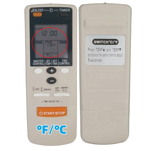 Télécommande De Remplacement AR-RCD1C Pour Climatiseur Fujitsu - Compatible Avec Modèles AR-RCD1E, RCE1E - Sans Programmation
