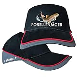  Beachfield Forelle Cap Mütze Kappe (Motiv 40-Forellenjäger)