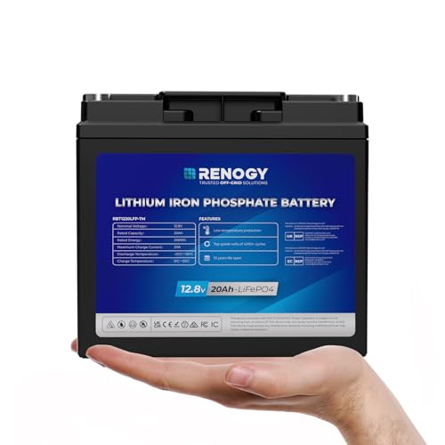 12V 20AH Lithium Deep Cycle Battery for Kayaks/Scooters