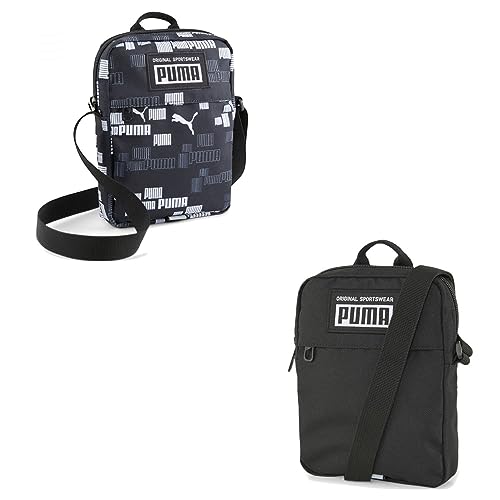 Apertura con zip nello scomparto principale e nella tasca anteriore; tracolla regolabile; maniglia per il trasporto; nastro riflettente PUMA Cat Logo sul pannello anteriore; anello con logo PUMA Cat con elementi di design riflettenti; badge PUMA con targhetta tessuta sul pannello frontale