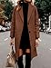 ANRABESS Womens Peacoat Notched Lapel Collar Single-Breasted Trench Coats Loose Casual Long Jacket 2025 Fall Winter Outerwear Caramel Medium
