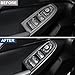 KUNGKIC For 2023 2024 2025 Subaru Crosstrek Window Button Frame Cover Door Window Control Switch Panel Cover Carbon Fiber Pattern Protect Interior Trim Cover Decal Car Accessories ABS