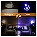 iFunyLED 24 Pieces Dome Light LED Car Interior Bulb Kit Set 194 T10 DE3175 578 31mm 42mm Bulbs Interior Replacement Lights for Car Map License Plate Door Side Marker Cornering Trunk Light - Blue