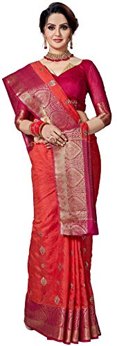 Image of MSRETAIL Silk Saree with Blouse Piece