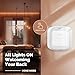 Bloepum 4X Tuya WiFi Button Scene Switch Wireless Smart Light Wall Switch Low Power Consumption No Wiring for One Tap to Run